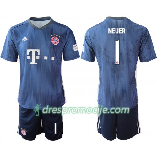 FC Bayern München Dres NEUER 1 Dječji Treći 2018/19 Kratkih Rukava FC Bayern München Dres NEUER 1 Dječji Treći 2018/19 Kratkih Rukava